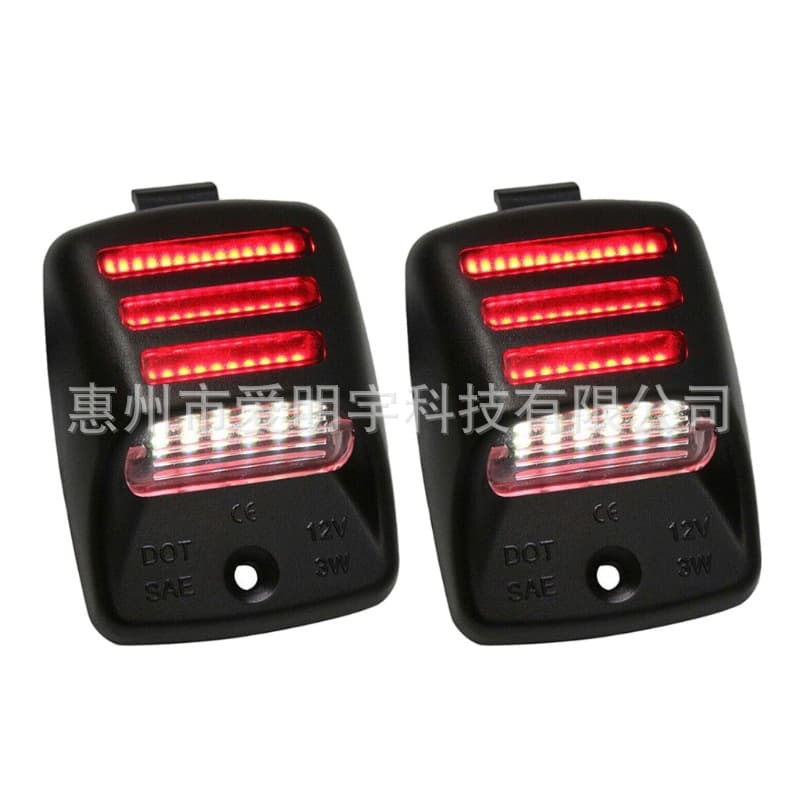 LED Rear Bumper Light for Toyota Tacoma 05-15 Models Bumper Brake Light Tacoma Modified Rear Fog Light