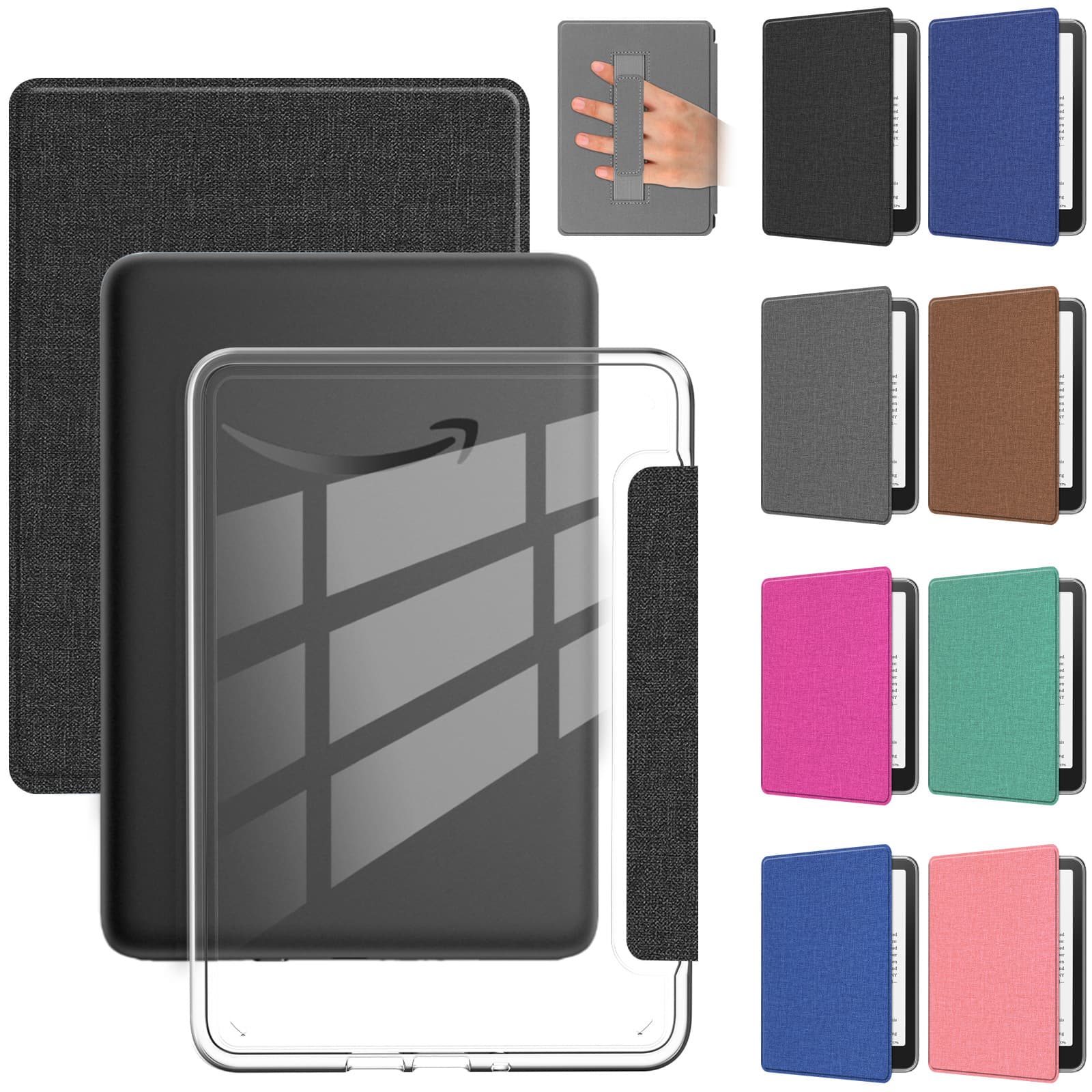 Compatible with 2024 Kindle Paperwhite 6 Acrylic High-Transparency Hand Strap Case Kindle Shell 7 Inch