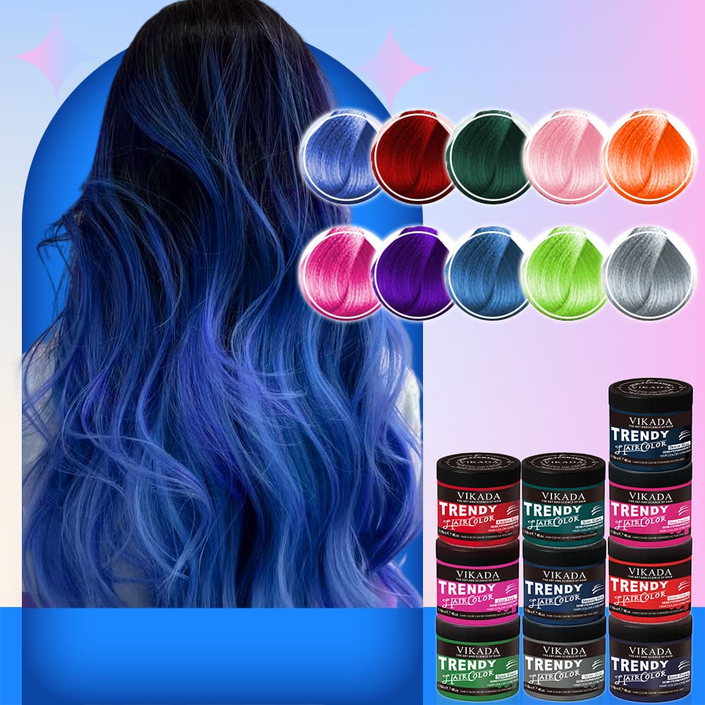 Color-Fixing Conditioner Treatment, Plant-Based Semi-Permanent Hair Dye, Herbal Color Protection, Temporary Hair Color