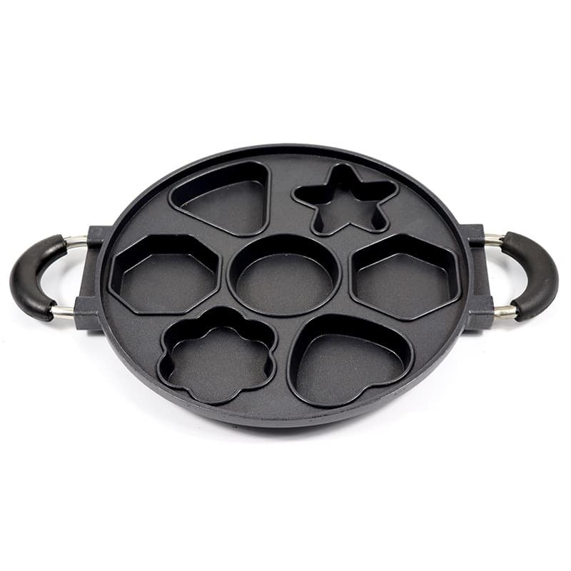 7holes cake mold 7-hole aluminum die-cast cake mold egg pot non-stick cake baking DIY mold