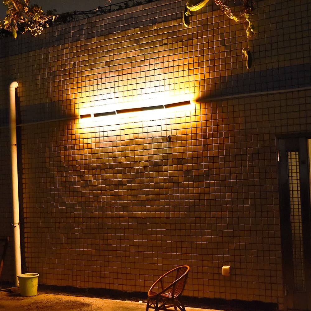 Solar lamp outdoor courtyard landscape lighting lighting line splicing shape copy outline decoration wall washer lamp