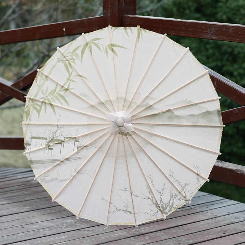 Oil-paper umbrella, ancient-style prop, ink-wash style classical dance umbrella, Hanfu accessory umbrella, retro and elegant Chinese decorative rain umbrella