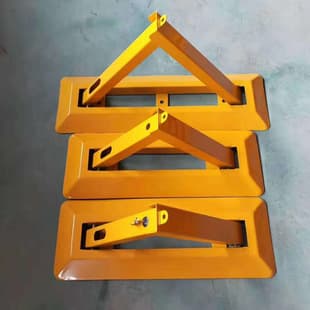 48CM Long Triangle Parking Lock, Thickened Anti-Pressure Parking Lot, Garage A-Type Occupancy Lock, Ground Lock, Factory Direct Source