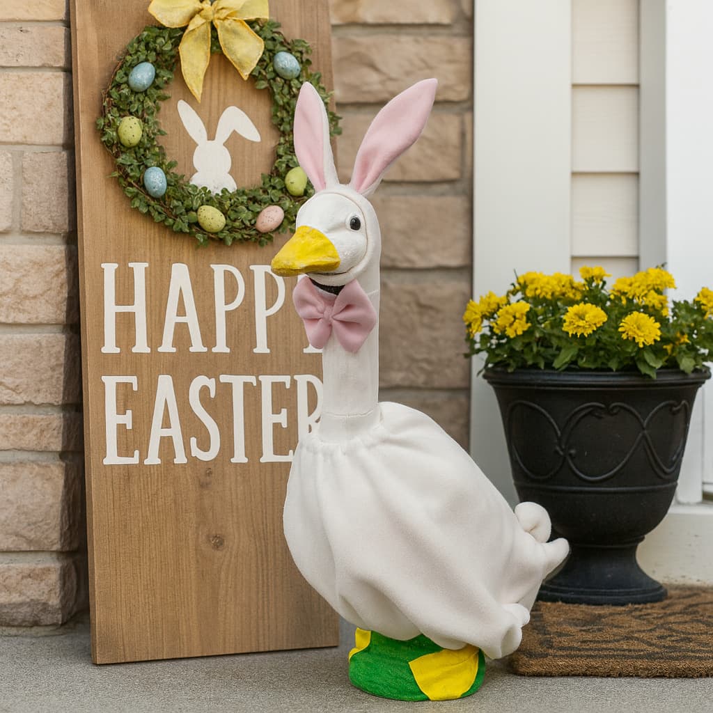 Cross-border New Porch Goose Costume Bunny Outfit Easter Halloween Party Funny Yard Amazon