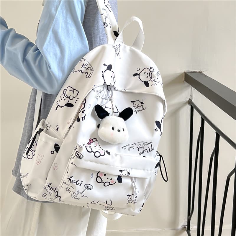 Pachacco Backpack Ins Japanese Style Middle School Girl Simple Lightweight High Appearance Elementary School Student Cartoon Cute Double Shoulder Bag
