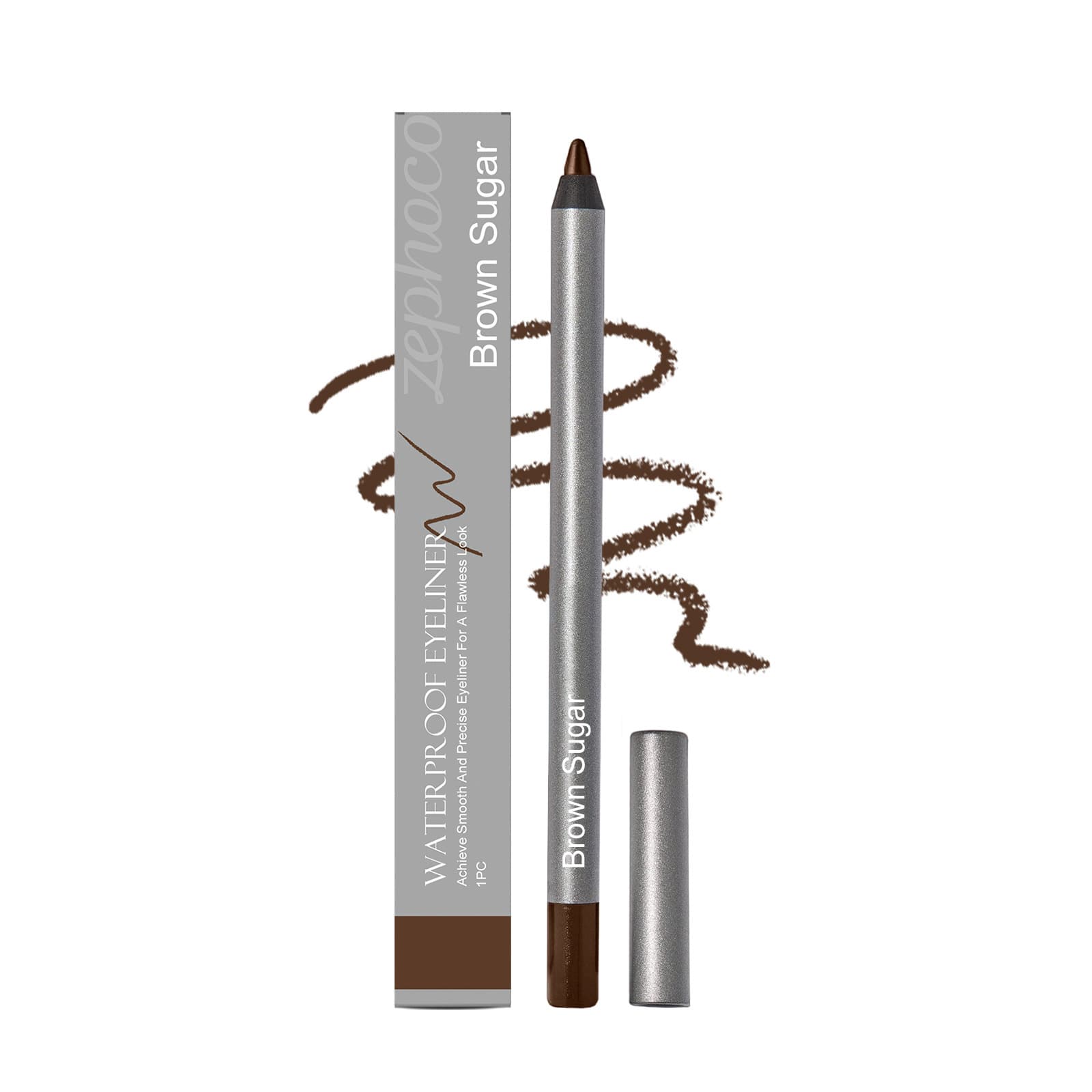 zephoco Smooth Gel Eyeliner Series - Natural Definition, Silky & Smudge-Proof Gel Eyeliner Pencil