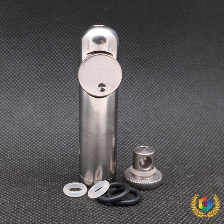 ✅Metal snuff bullet snuff bottle optional smoke output burr-free anti-leakage embedded design anti-drop