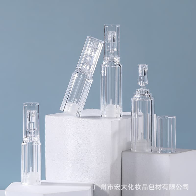 In-Stock 5ml 10ml Square Tower Preservation Bottle Syringe Dispensing Original Solution Bottle Disposable Push-Break Bottle