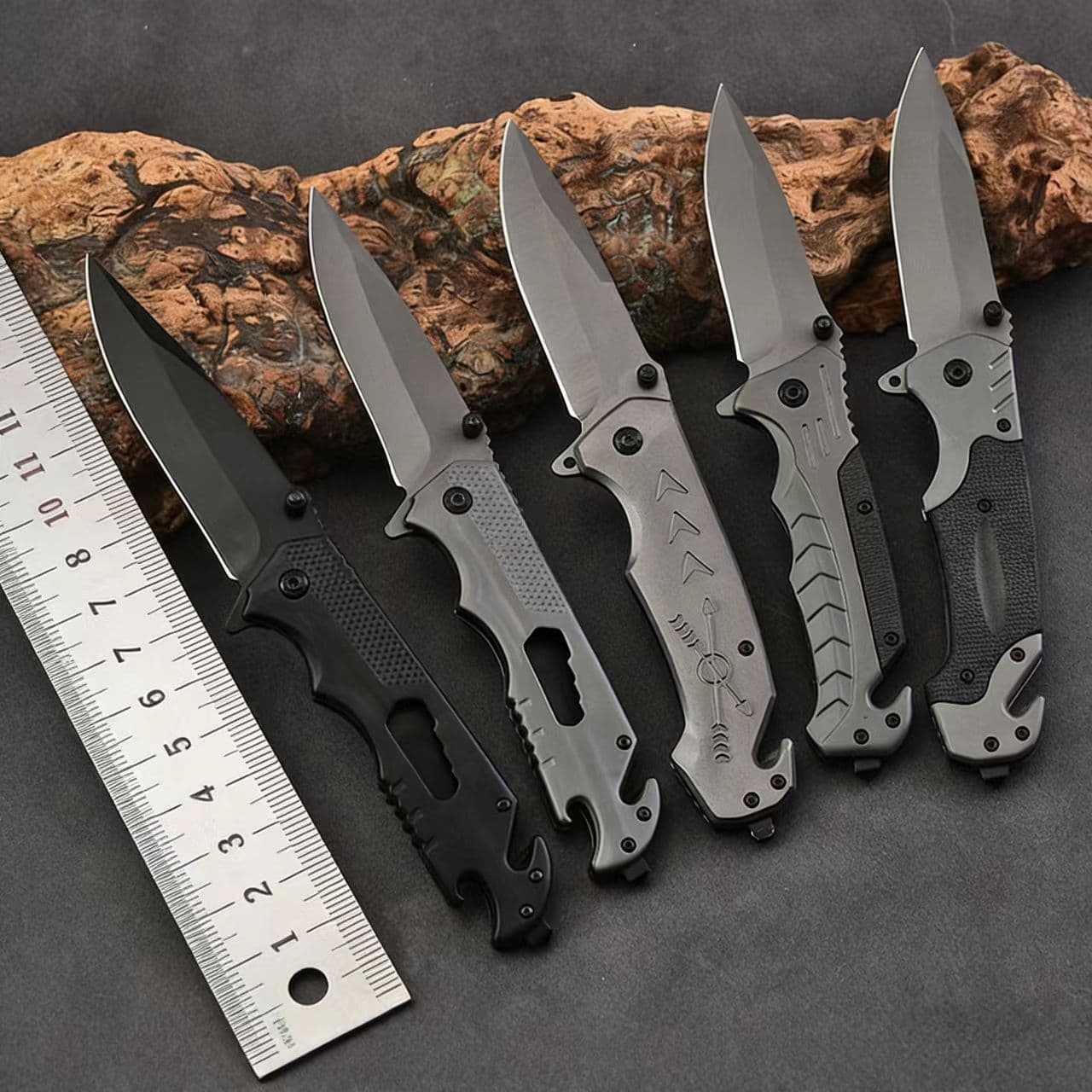Factory Stainless Steel Outdoor Folding Knife Camping Multi-Purpose Knife Portable Pocket Knife Wilderness Survival Knife Wholesale