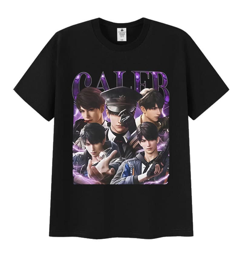 Girl Dinner Love and Deepspace Caleb Print T-Shirts Men Women