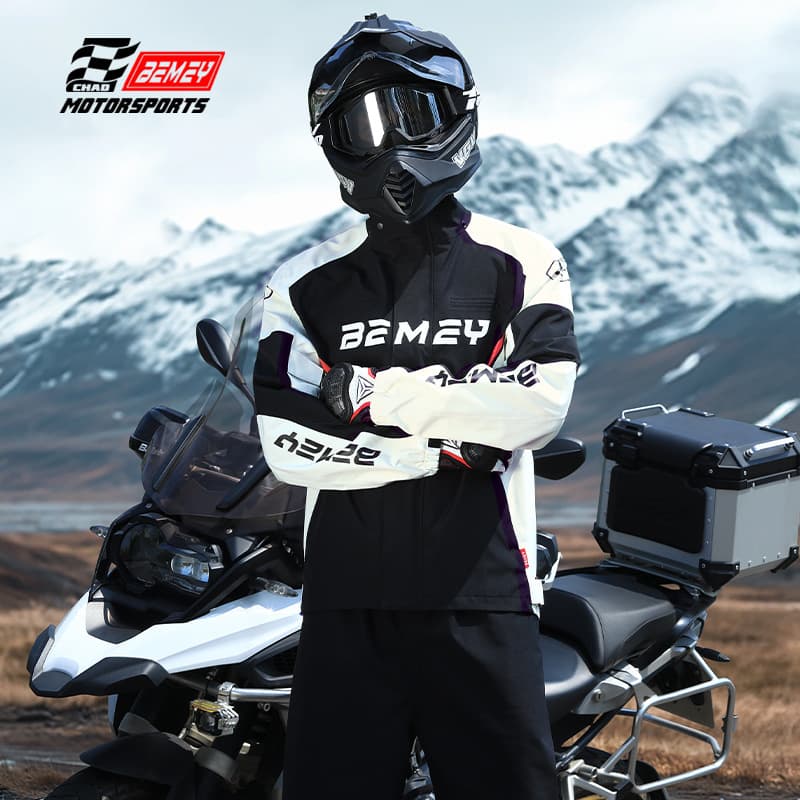 Beimei Motorcycle Raincoat Men's Delivery Rider Electric Scooter Adult Wear-Out Separate Full Body Heavy Rain Suit