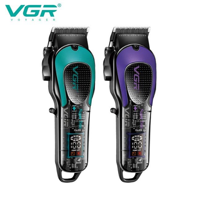 VGR692 New Cross-Border Electric Hair Clipper USB Rechargeable Digital Display Men's Hair Trimmer Professional Salon Hair Cutting Tool