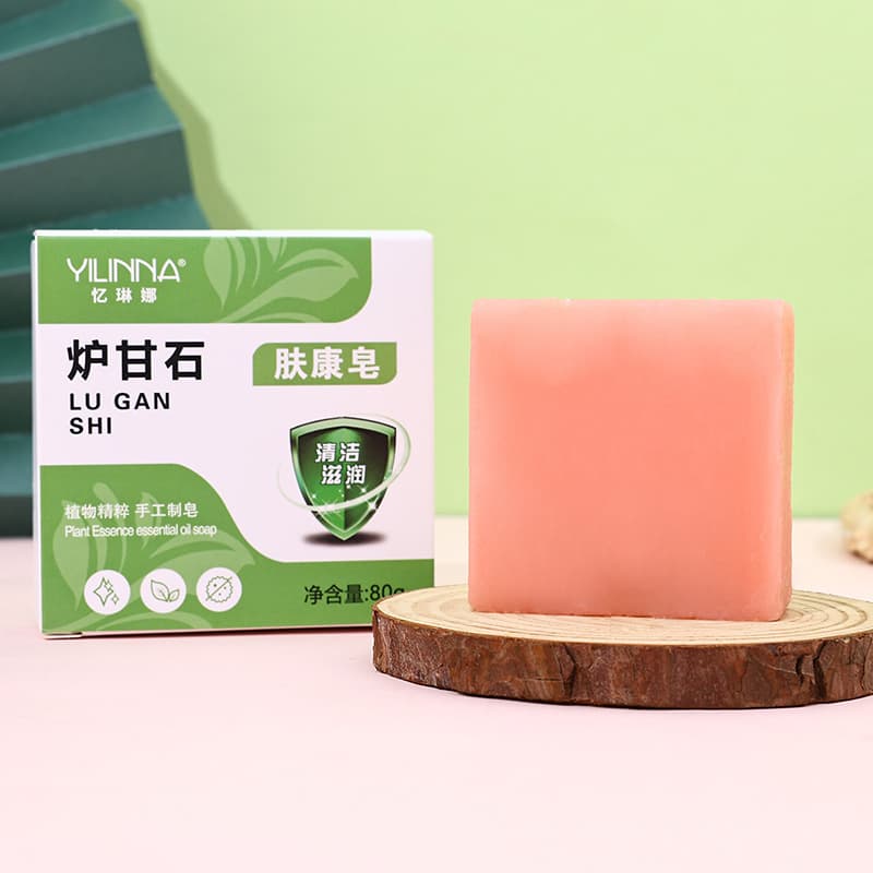[Yilinna] Calamine Soap Skin Care Soap Handmade Essential Oil Soap Handmade Soap Cleansing and Moisturizing 80G