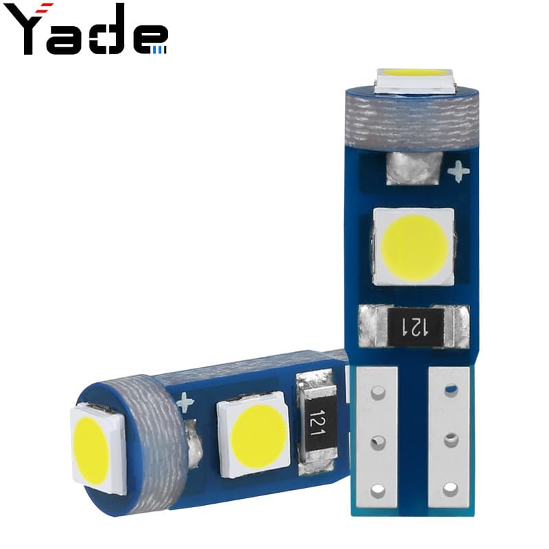 High Brightness Led Car Dashboard Lights T5 3030 3smd Indicator Lamp Central Control Display Light Automobile Accessories