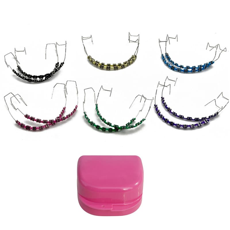 Dental Oral Brace Decoration Full Color Range Fashionable Colored Braces