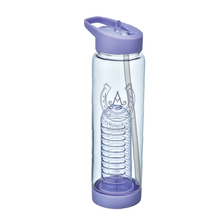Sports Water Bottle AC Fruit Cup Tea Cup Outdoor Transparent Water Bottle with Strainer Plastic Cup Tea-Water Separation Cup