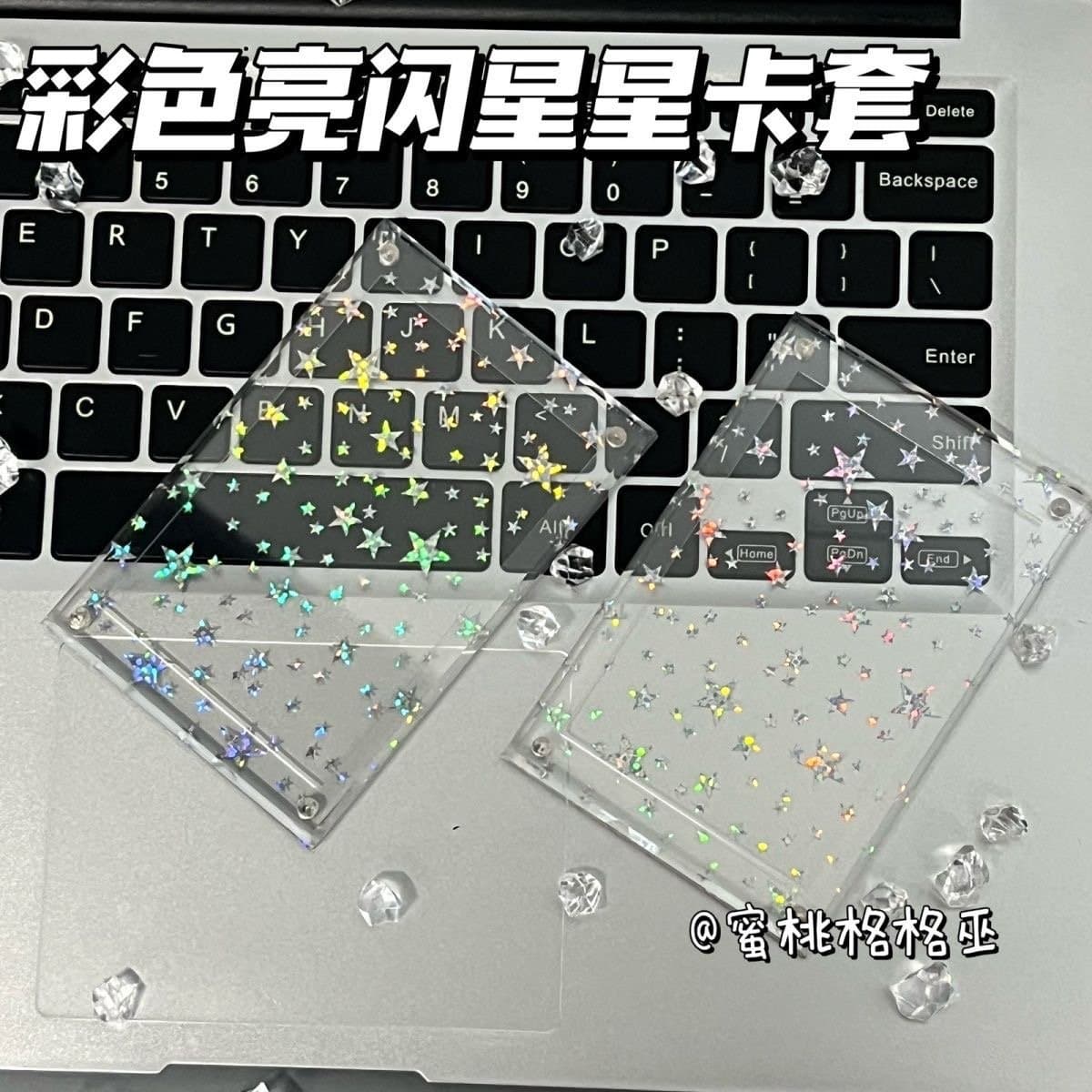 Factory wholesale laser photocard display stands for idol idol albums and fans.