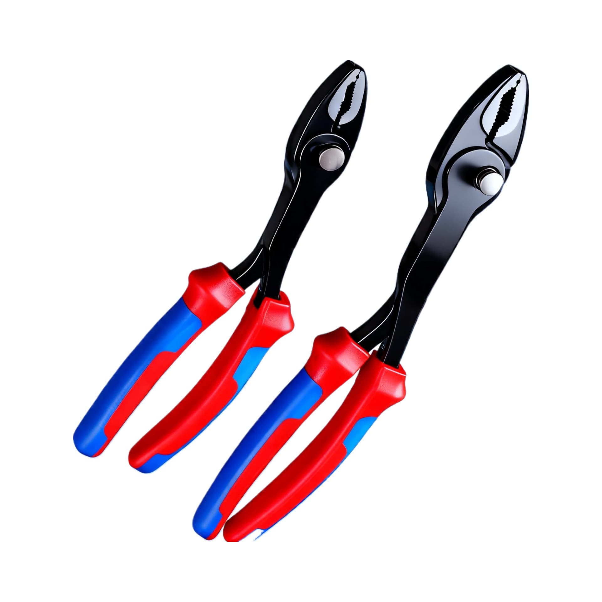 Curved Handle Slip Joint Pliers, Multi-Function Broken Screw Extractor Pliers for Removing Stripped Screws