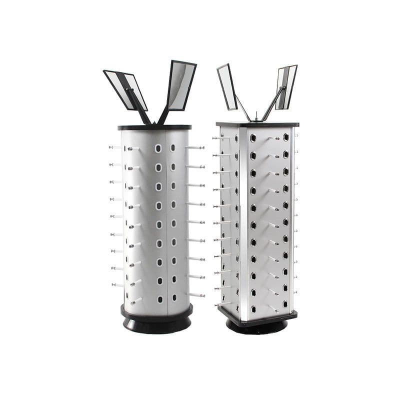 Spring Rotating Sunglasses Display Stand Glasses Show Rack 32-52 Pcs Media Broadcasting Exhibition Rack