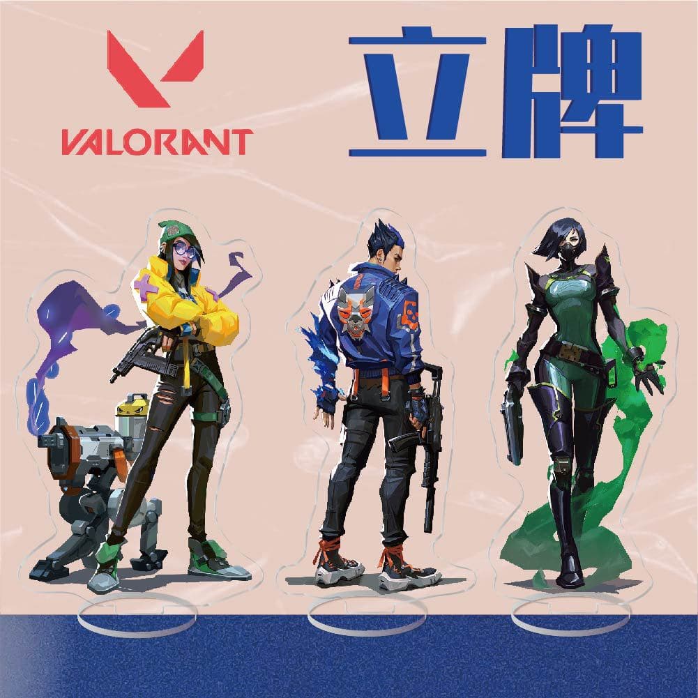 Animation Peripheral Fearless Contract Valorant Rez Chile Acrylic Stand Decoration Creative Campus Gift