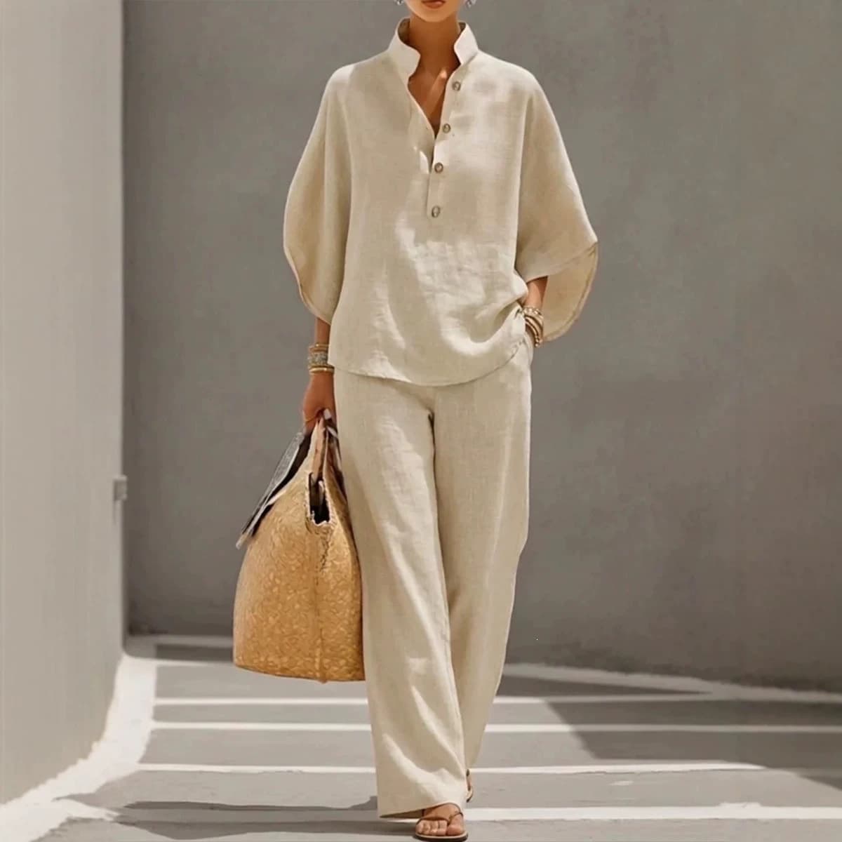 New Women's Blouse Set 2026 Casual City Suit for Independent Station, AliExpress, Amazon
