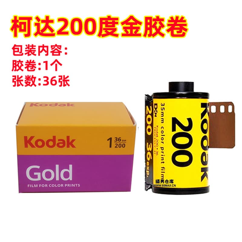 Kodak Gold 200 135MM Color Negative Film, 36 Exposures, Expiry Nov 2026
