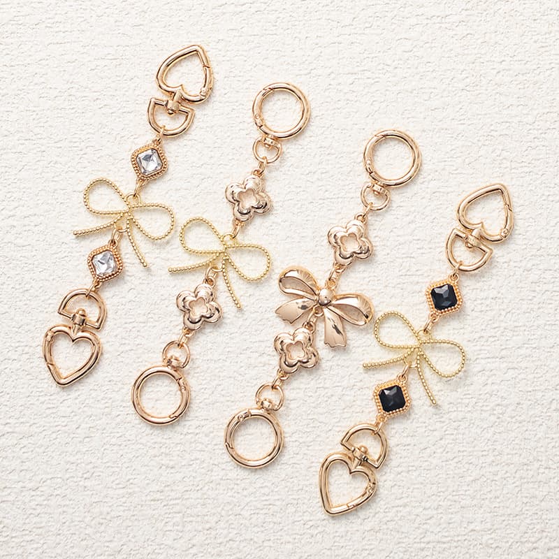 Alloy chain shoulder extension buckle, extended chain, tote chain, bag strap decoration, bag extension chain accessories, spring ring