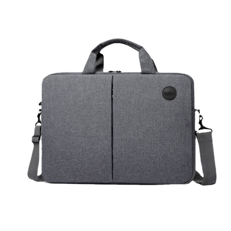 Multifunctional Handheld Laptop Bag 15 Inch Business Insurance Nylon Material Zipper Opening Computer Insert Pocket Casual Style