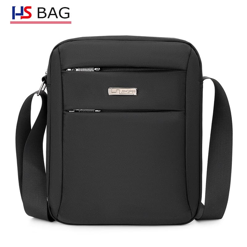 New Men's Lightweight Large-Capacity Crossbody Trendy Shoulder Bag Water-Resistant Oxford Fabric Casual Outdoor Sling Bag