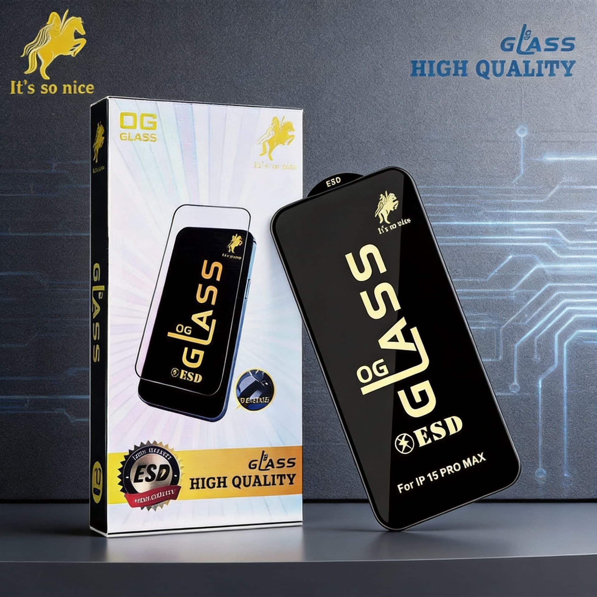 Compatible with Apple 16/15/14/13/12/11/XR Full Series Anti-Static OG Silk Screen Black Edge Full Screen Tempered Glass Screen Protector