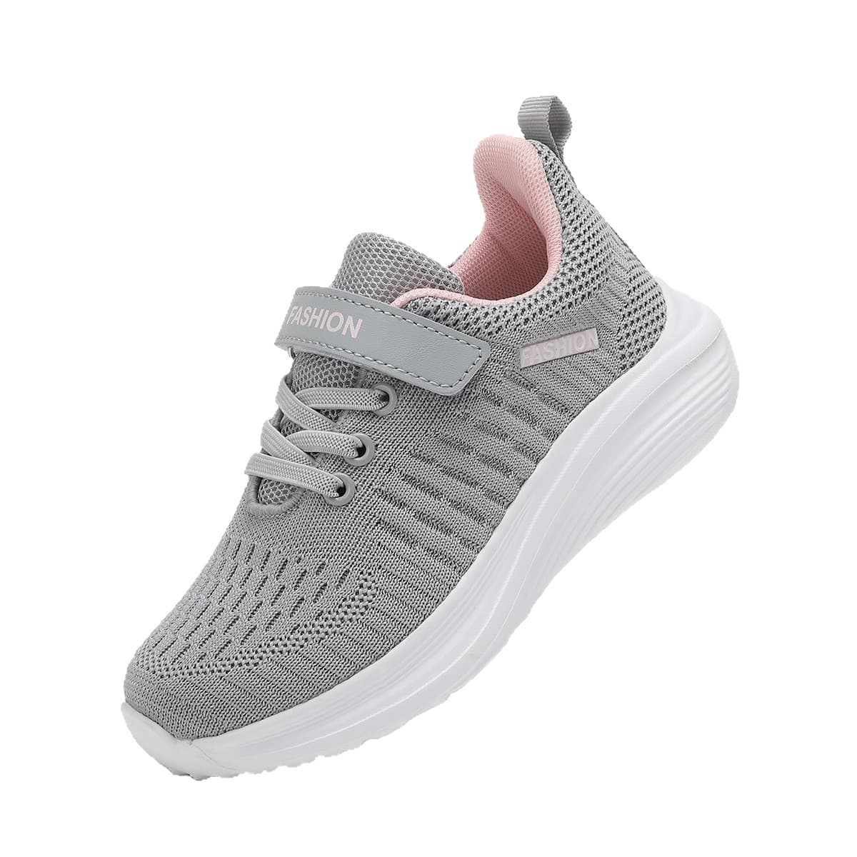 Boys' Sports Shoes Breathable Mesh Running Shoes Cross-border Children's Knit Sports Shoes Trendy Mesh Casual Shoes for Big and Middle Kids