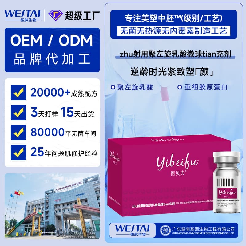 PLLA Poly-L-Lactic Acid Dermal Filler for Temple Volume Loss, Collagen Induction, Medical Device Batch Number