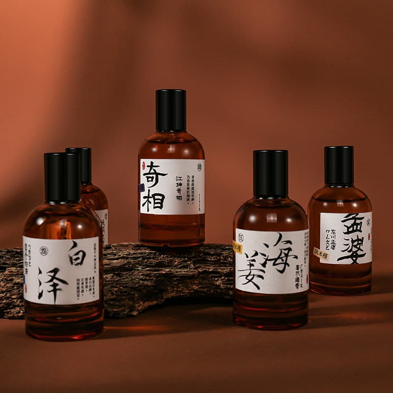 Unisex Light Fragrance Perfume Natural Original Chinese Style Fengmujin Mengpo Jiuxiu 50ml Long Lasting Oriental Aroma Wood Notes