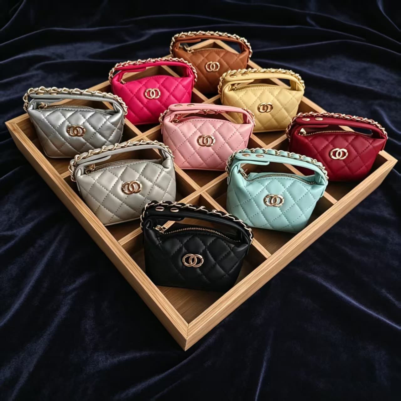 Mini Fragrant Lunch Box Bag Cute Waist Bag Wrist Bag Earphone Lipstick Key Bag Car Pendant Trendy Toy Ornament