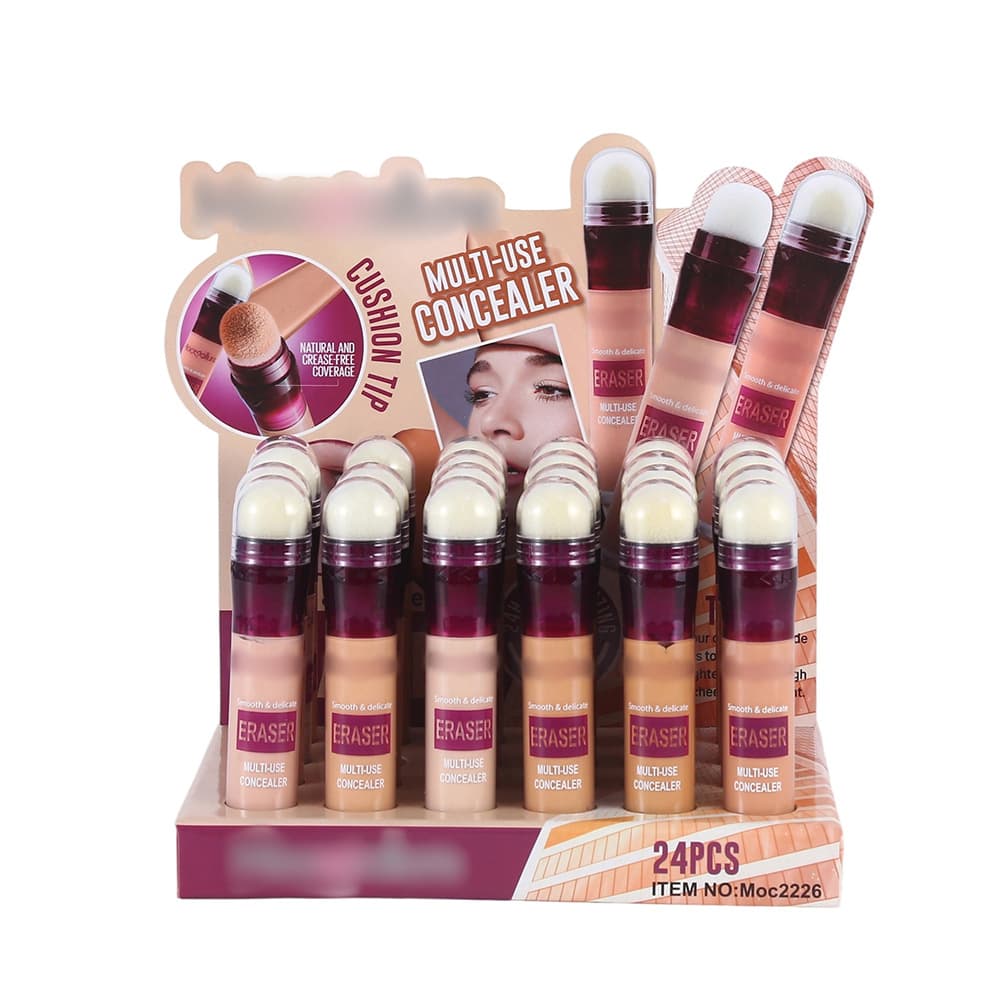 Face Makeup Sponge Head Concealer Waterproof Concealer Foundation Dark Circle Cover Eraser Concealer Cream Liquid