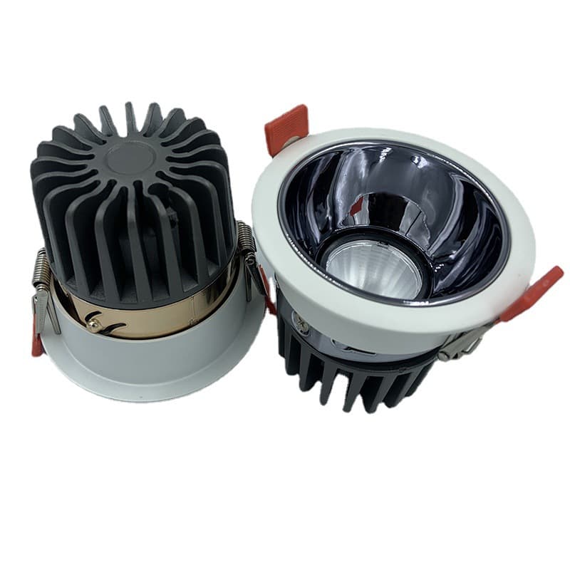 Hillock spotlight housing anti-glare living room hallway COB ceiling downlight housing embedded LED wall wash light shell