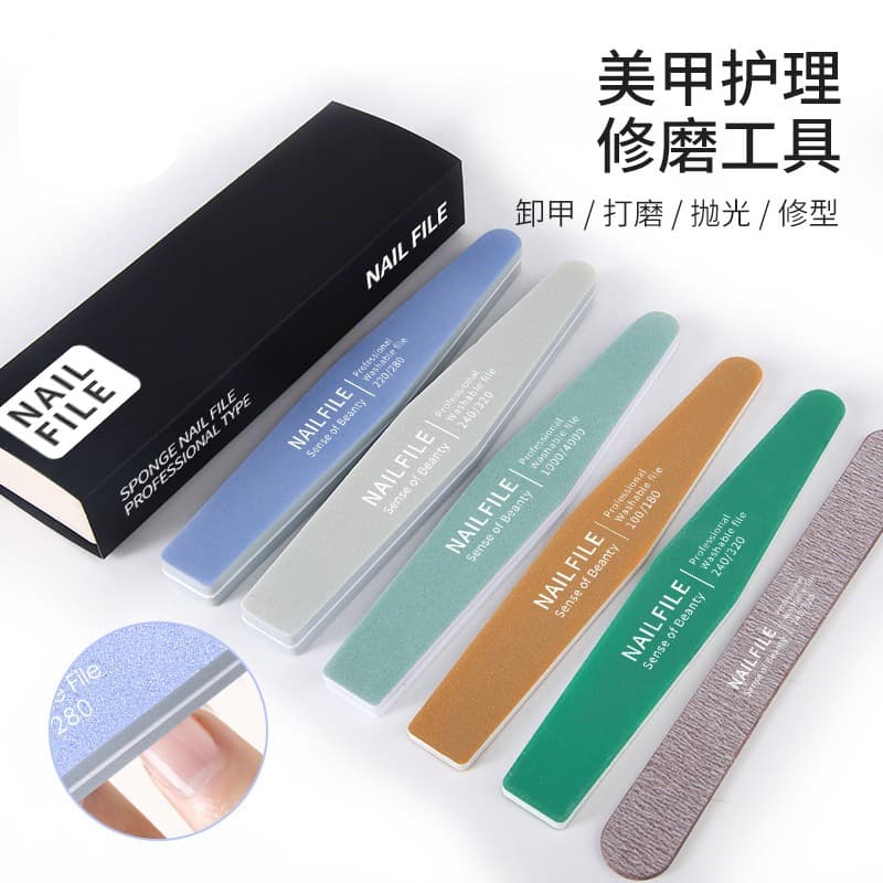 Spot nail file, nail sanding strip, nail polishing strip, special sponge rubbing strip, manicure tool