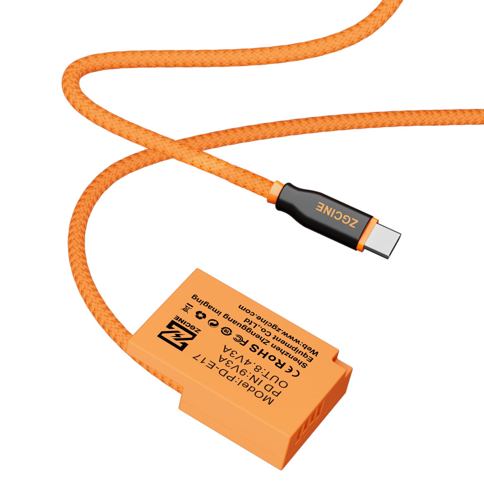 ZGCINE Overseas Version USBC-E17 Virtual Battery Compatible with Canon R50, R8, R1, m6, 2, R10, 200D
