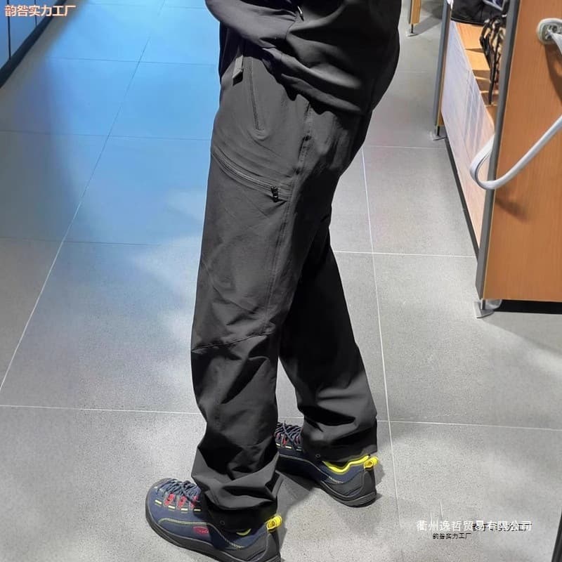 Soft shell 3D straight scimitar bird pants, lightweight trousers, flat, deconstructed, cool, three-dimensional outdoor assault pants, trendy