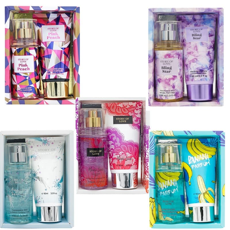 Body Mist Perfume Cross-border fragrance body lotion for men and women set for cross-border foreign trade hot style body spray
