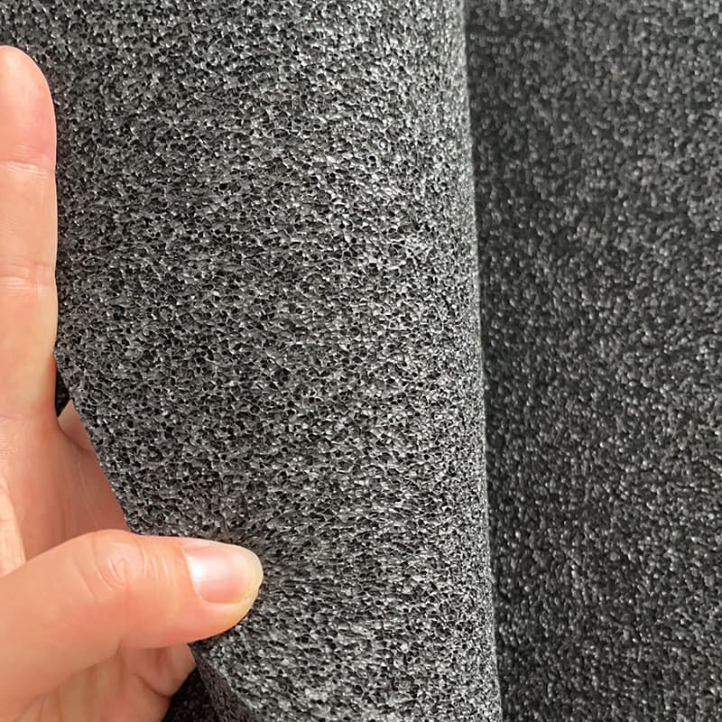 Black coarse-porous and fine-porous EPDM rubber sheet for sealing, shock absorption, suction cup special epdm open-pore cotton
