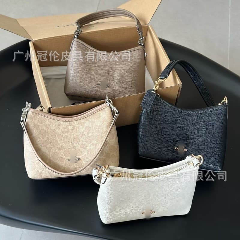 Coccinelle New Laurel Mini Hobo Bag Underarm Shoulder Handbag Commuter Fashion Lightweight Women's Bag