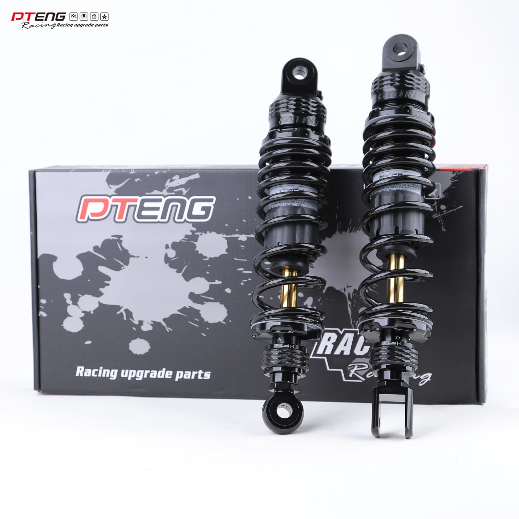 PTENG p1x Rear Shock Absorber for Motorcycle Electric Scooter E-Motorcycle Modification Preload Damping Adjustable pt Rear Suspension