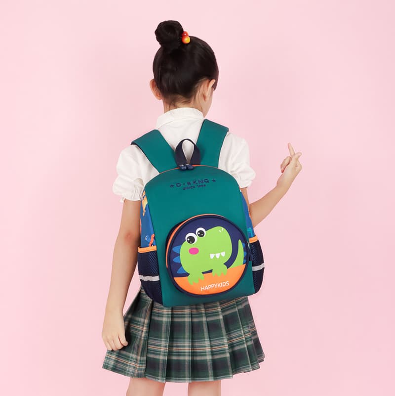 Cross-border Dinosaur Kindergarten Backpack for Boys Ages 3-6, Cute Baby Girls Children's Double Shoulder Bag for Large, Medium, and Small Classes