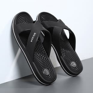 Summer New Men's Casual Sports Slippers, Men's EVA Soft Sole Indoor Sandals, Comfortable Men's Flip Flops