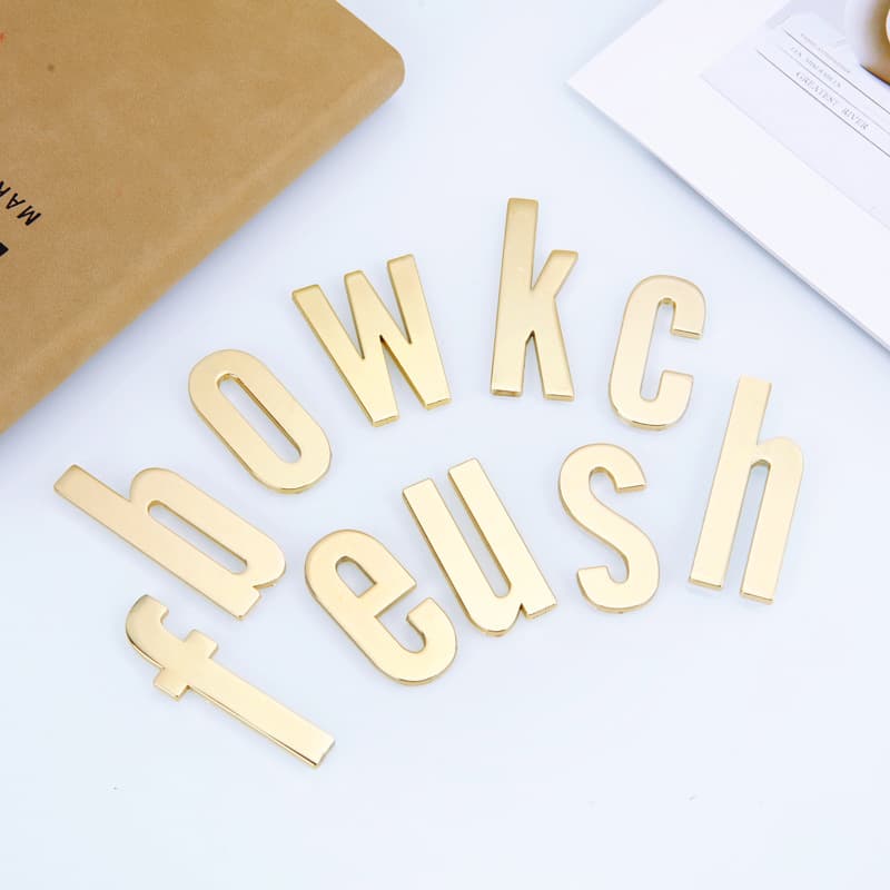 Lowercase English Letter Fridge Decorative Stickers Magnetic Decorative Wall Slogan Set DIY Wall Decal Door Sticker