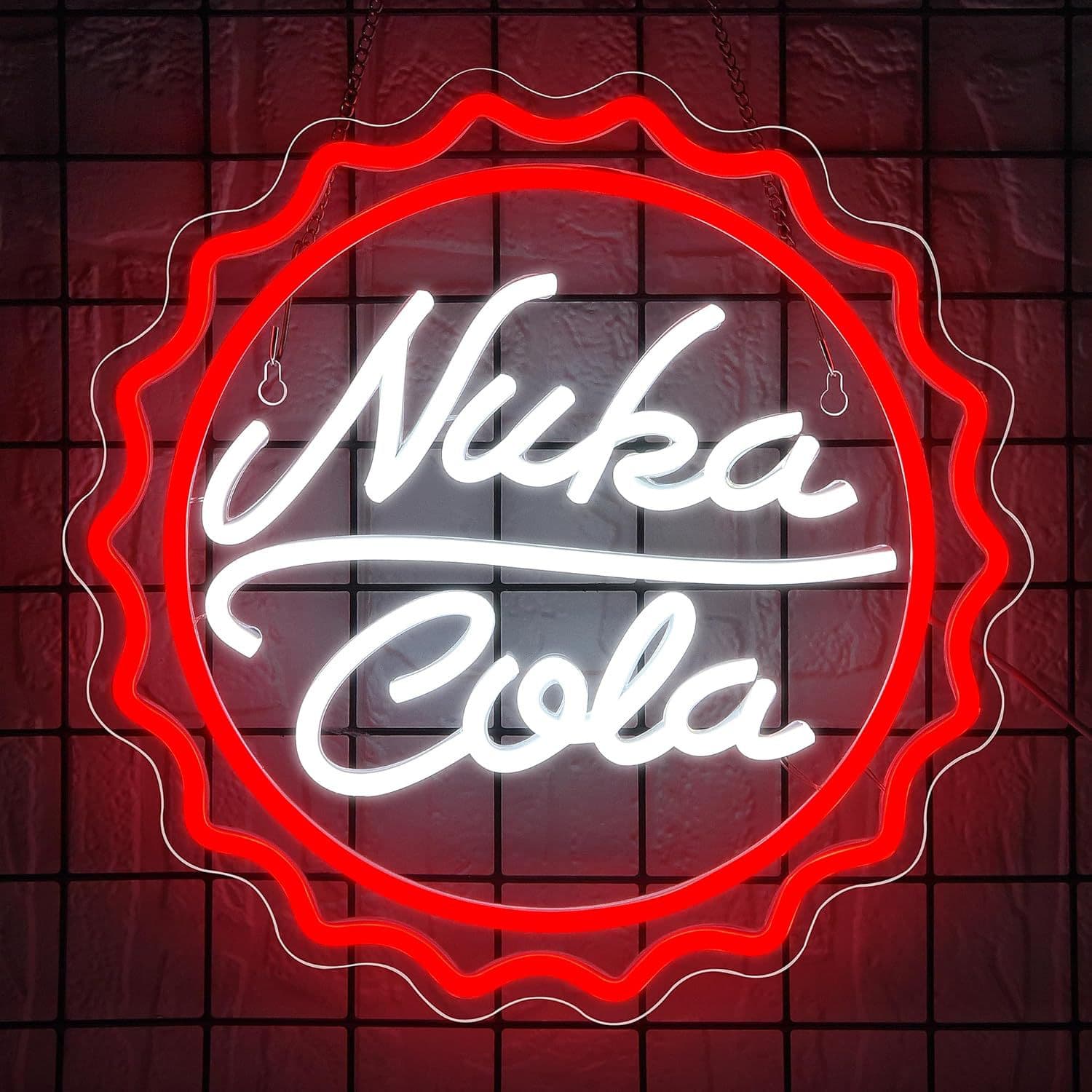 Amazon Bestseller Nuka Cola LED Neon Light Game Decorative Light Gaming Room Wall Ambiance Light