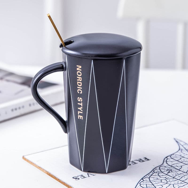 Family Mug Cartoon Parent-Child Ceramic Cup Family Breakfast Cup Set Water Cup Gift Box Creative Mug