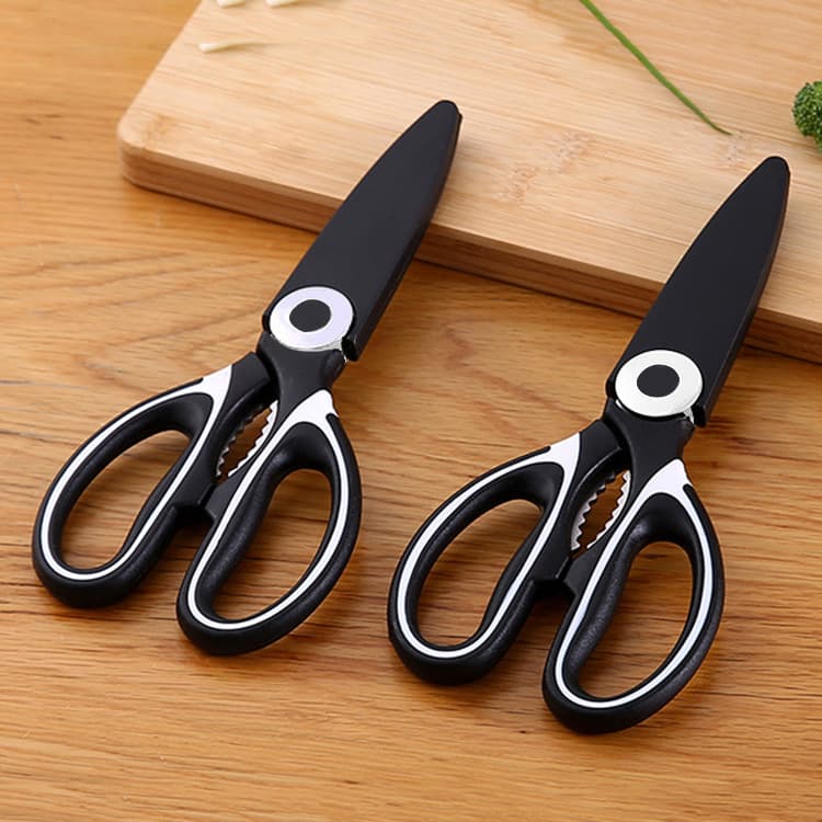 Stainless Steel Chicken Bone Kitchen Scissors, Multi-Purpose Meat Scissors, Effort-Saving, Wholesale Stock, Panda Multifunctional Scissors