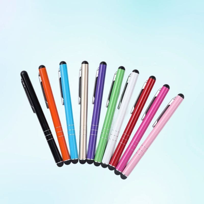Capacitive pen mobile phone tablet universal stylus painting stylus editing clip Android touch pen metal stylus